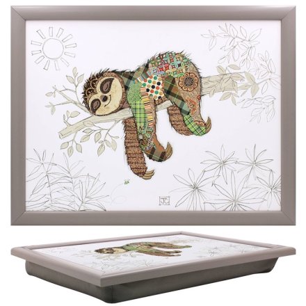 44cm Bug Art Simon Sloth Lap Tray