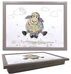 Meet Sasha, the charming sheep who's here to add some countryside charm to your daily routine with her whimsical lap 