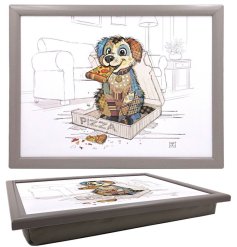 Elevate snack time with the adorable Bug Art Pedro Pup Lap Tray. Perfect for all ages!