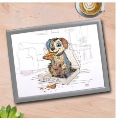 Snack time just got a whole lot cuter with the Bug Art Pedro Pup Lap Tray 