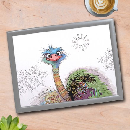 Bug Art Oscar Ostrich Lap Tray, 43cm 