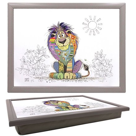 44cm Louis Lion Lap Tray Bug Art 