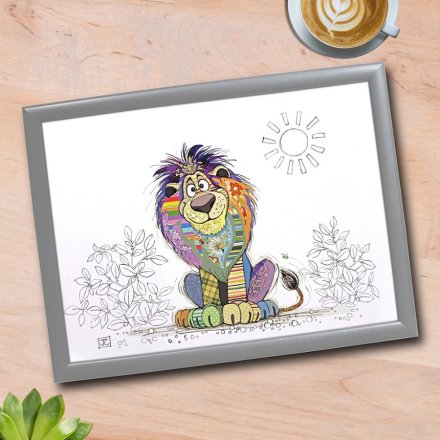 Bug Art Louis Lion Lap Tray, 44cm 