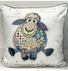 Cozy up with Bug Art's adorable Sasha sheep pillow - a must-have for your home decor!
