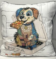 Bring a touch of whimsy to your space with Bug Art's Pedro Pup Cushion. 