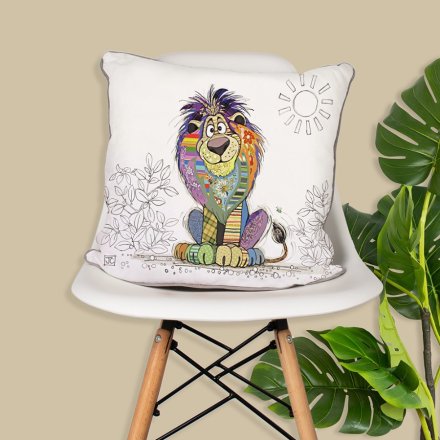 Bug Art Louis Lion Cushion, 43cm 