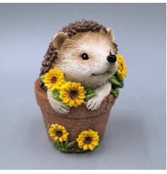 Introducing the adorable Hedgehog Decor for your garden - a must-have for any garden enthusiast!