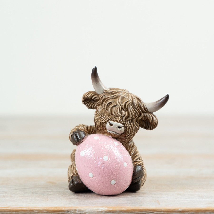 Bring Scottish flair to your Easter festivities with our cute Highland Cow 