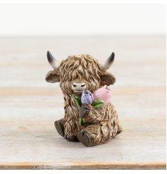 Embrace the season with charming Easter highland cow decor
