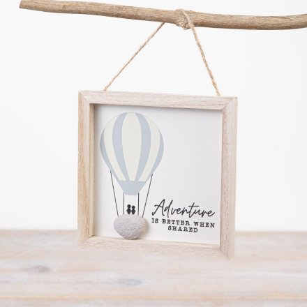 Wooden Frame Adventure is Better When Shared 13cm 