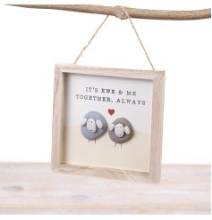 Enhance your home decor with our charming Wooden Sheep Frame - perfect for adding rustic vibes.
