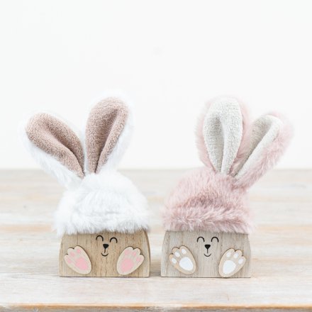 2/A Rabbit Head Deco, 16cm 