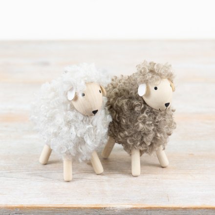 Assorted Sheep Ornaments, 12cm