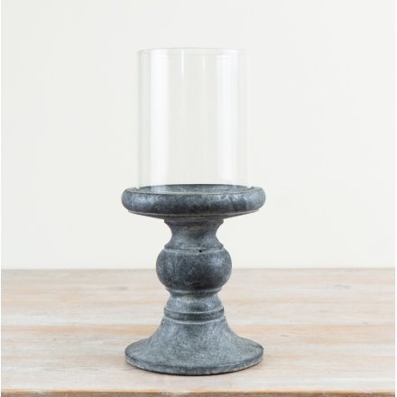 Cement Candle Holder, 38cm 
