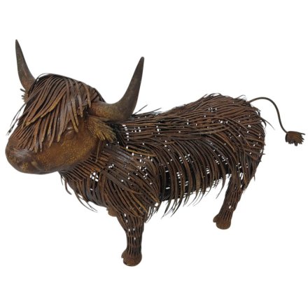 Highland Metal Cow, 47.5cm 