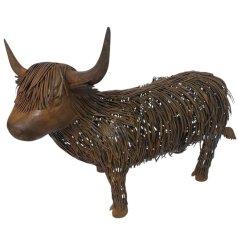 Add rustic charm to your home or garden with this Cattle Ornament