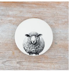 Bring country charm into your home with our cute Sheep Coaster.