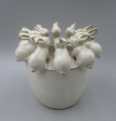 Adorable bunny-shaped planter perfect for your favorite plants.