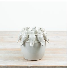 charming birdie design planter 