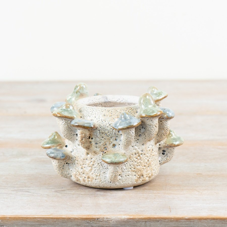 Mini 3D mushroom-shaped decorative vase