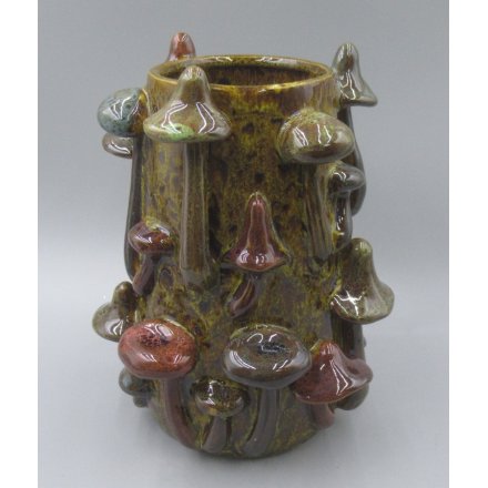 22.5cm Green Mushroom-Shaped Vase