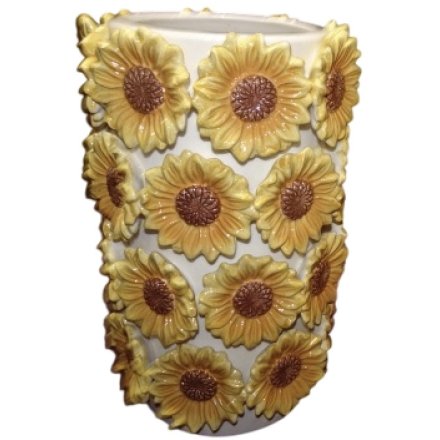 Sunflower Tall Vase, 22.5cm