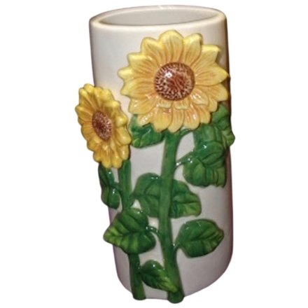 Sunflower 3D Vase, 21.7cm 