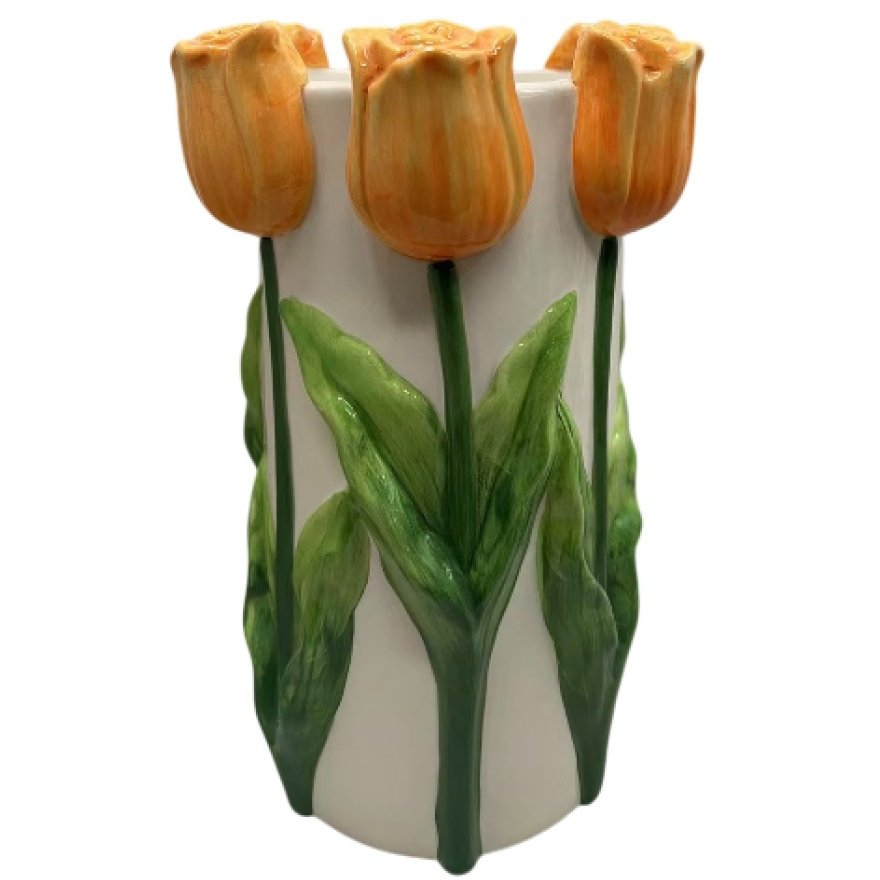 23.5cm 3D Tulip Vase