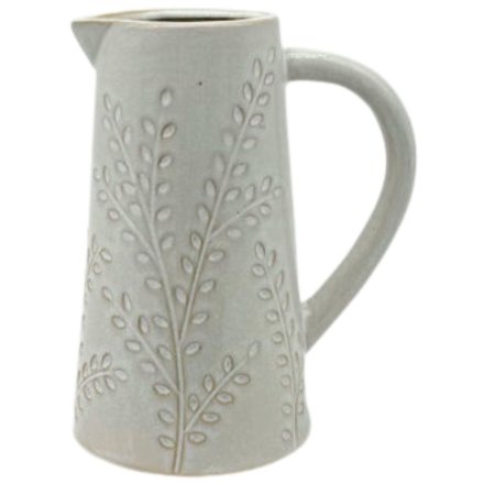 17cm Patterned Porcelain Jug, 