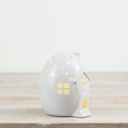 Light Up Egg House,14cm