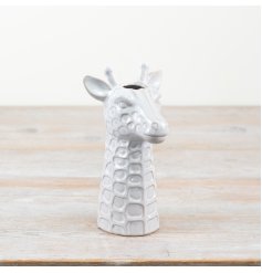 Add a playful touch to your decor with our new Graffee Vase, featuring a beautiful giraffe design 