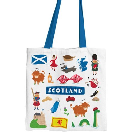 39.5cm Scotland Souvenir Reusable Tote Bag