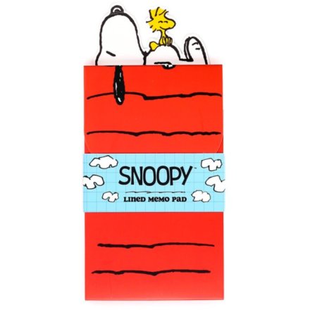 Take notes on-the-go with Snoopy & Woodstock Memo Pad. Flip, jot, and smile with this lovable Peanuts product!