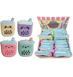 Embrace your foodie side with the cute Foodiemals Bubble Tea Plush Mini Change Purse.
