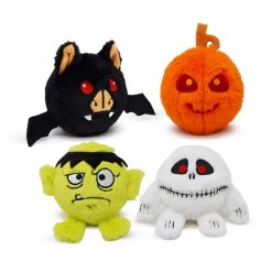 Celebrate Halloween with the Adoramals High Bounce Plush Bouncy Ball - perfect for tricks, treats, and spooky fun!