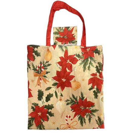 Reusable Christmas Botanicals Rpet Shopping Bag