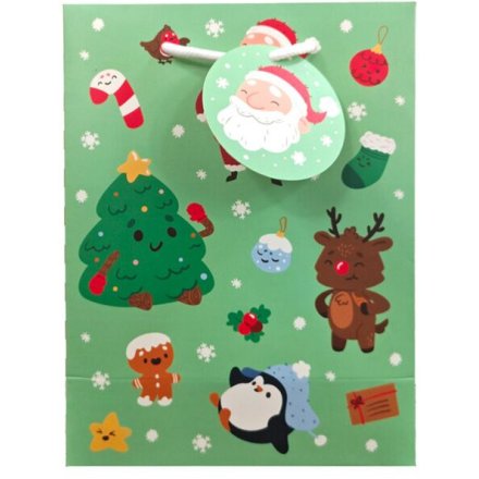 Christmas Jingle Med Gift Bag, 23cm 