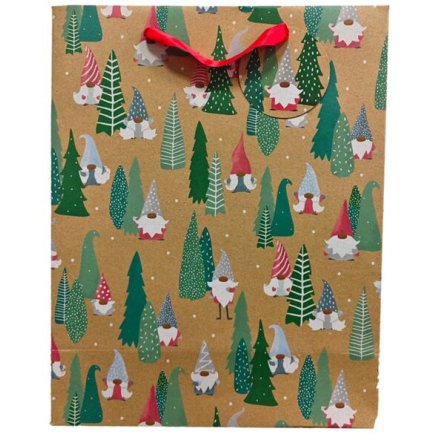 Christmas Jolly Gonks Bunch Gift Bag, 33cm 