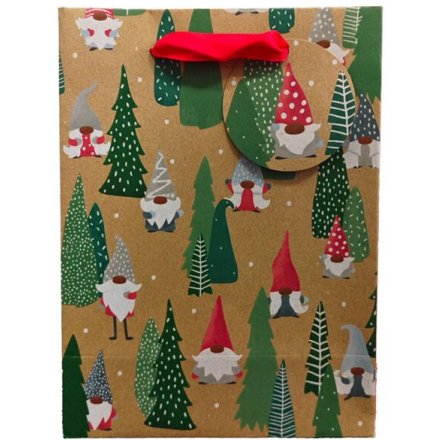 Christmas Med Jolly Gonks Gifts Bag 
