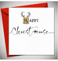 Celebrate Christmas with our Happy Christmoose Greetings Card and spread joy to your loved ones!