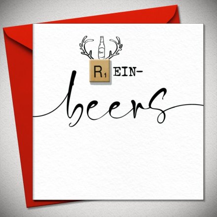 15cm REin-beers Xmas Greeting Card