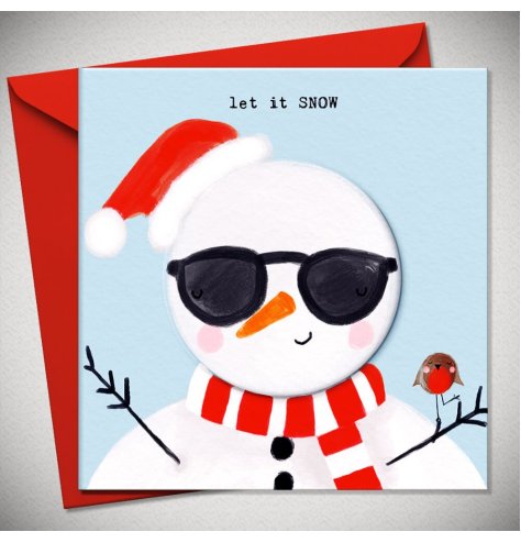 Spread holiday cheer with a snow-cool Xmas Greeting Card - perfect for a winter wonderland!