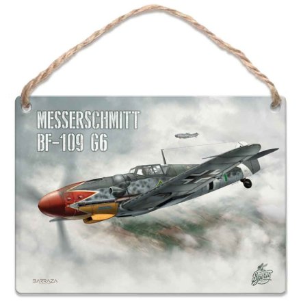 Messerschmitt BF 109 Plane Metal Dangler 