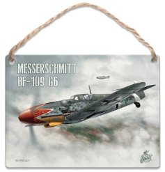 add the perfect touch to your collection with the Messerschmitt Bf 109 Plane Metal