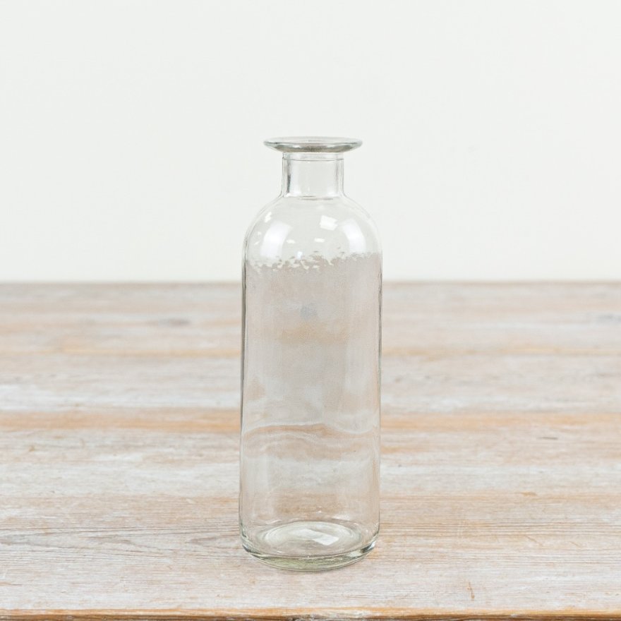  Transparent Glass Bud Vase, 16.5cm 