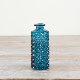 Elegant vase with a beautiful blue pattern