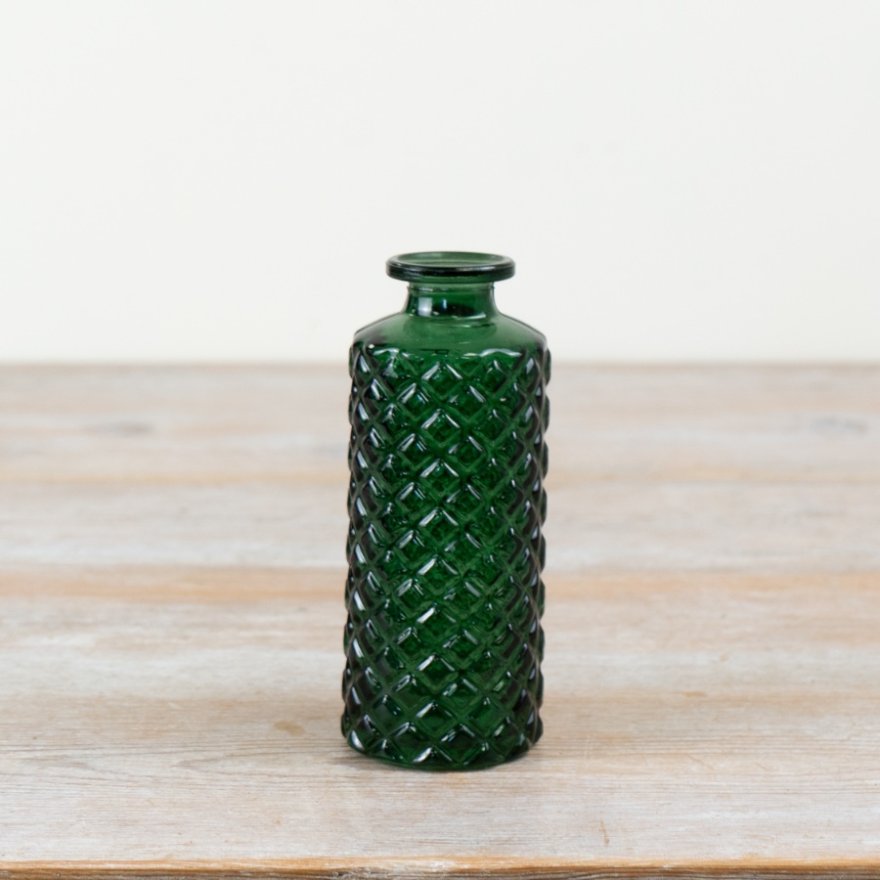 Glass 13.3cm Green Vase