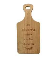 Get ready to sleigh your holiday spread with the Brieginning To Look Cheese Board,
