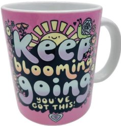 Cheers to keeping blooming with every sip from this Katie Ruby-inspired mug! 