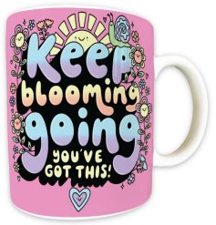 Cheers to keeping blooming with every sip from this Katie Ruby-inspired mug! 
